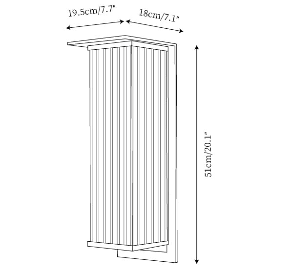 Oleron Box buitenwandlamp