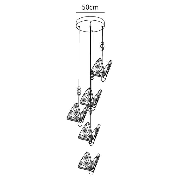 Vlinder hanglamp