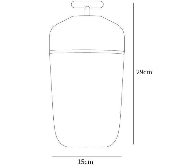 Kristallen Folia draagbare lamp