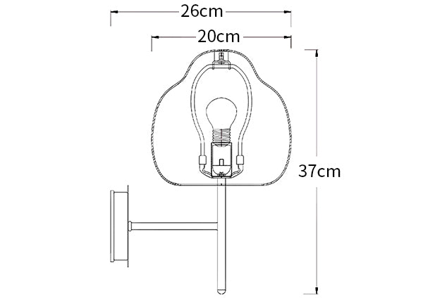 Majinbu-wandlamp