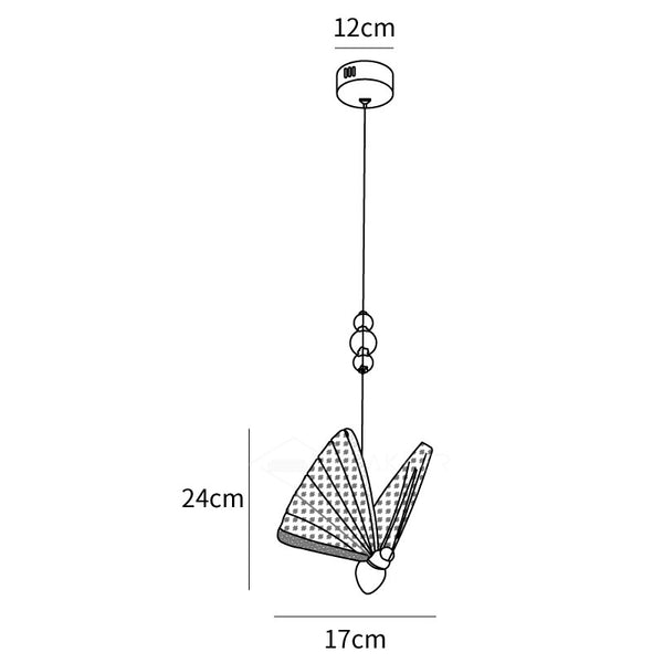 Vlinder hanglamp